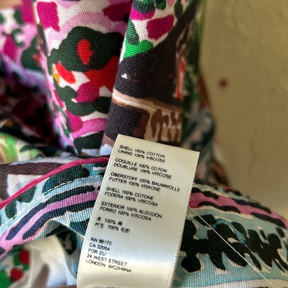 Anthropologie Watercolor Shift Dress with Pockets💕 size XS - Picture 7 of 11